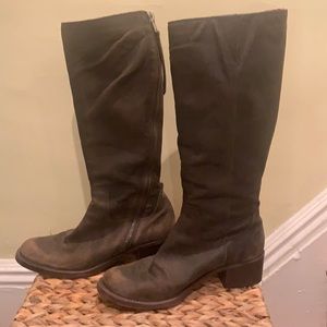 Lucky Brand grey tall boots